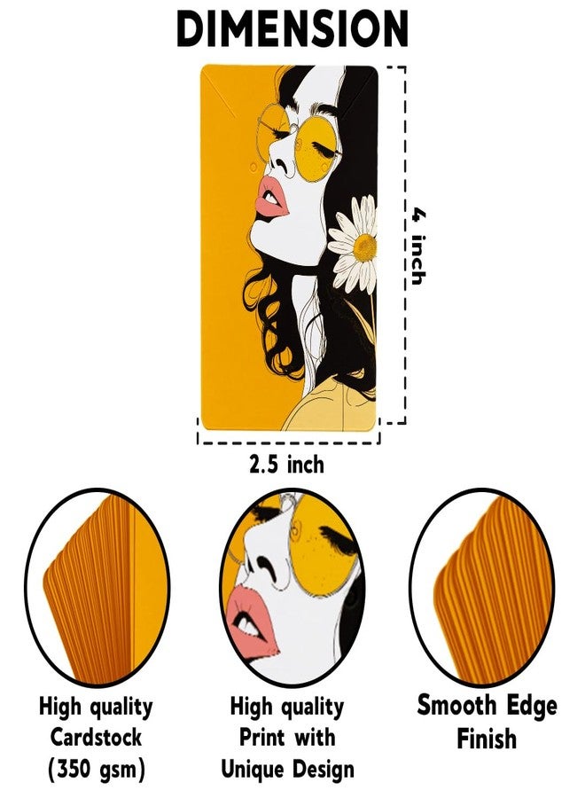 Festiko® Decorative Animated Jewellery Cards (Design 1, Pack of 200 Pcs), Jewellery Tags for Earring & Necklace, Rectangle Display Cards For Ornaments - Image 2